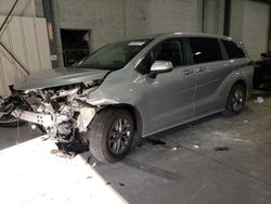 Toyota salvage cars for sale: 2022 Toyota Sienna XLE