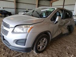 Salvage cars for sale from Copart Houston, TX: 2016 Chevrolet Trax LS