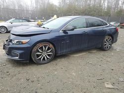 Salvage cars for sale at Waldorf, MD auction: 2017 Chevrolet Malibu LT