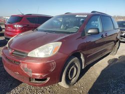 Toyota Sienna ce salvage cars for sale: 2004 Toyota Sienna CE