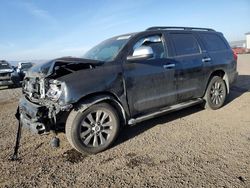 Salvage cars for sale from Copart Helena, MT: 2016 Toyota Sequoia Platinum