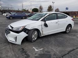 Salvage cars for sale from Copart Wilmington, CA: 2019 Hyundai Elantra SEL