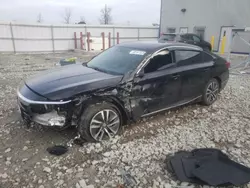 Salvage cars for sale from Copart Milwaukee, WI: 2020 Honda Accord Hybrid EXL