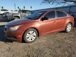 Chevrolet salvage cars for sale: 2012 Chevrolet Cruze LS