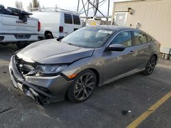 Honda salvage cars for sale: 2019 Honda Civic Sport