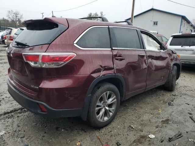 2016 Toyota Highlander LE