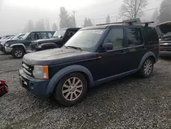 Salvage cars for sale at Graham, WA auction: 2008 Land Rover LR3 SE