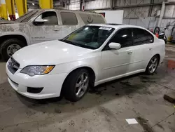 Subaru Legacy salvage cars for sale: 2009 Subaru Legacy 2.5I