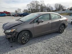 Salvage cars for sale from Copart Gastonia, NC: 2014 Honda Civic EX