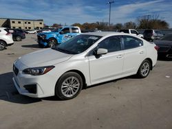 Subaru salvage cars for sale: 2017 Subaru Impreza Premium Plus