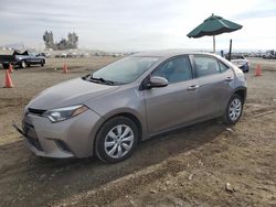 Vehiculos salvage en venta de Copart San Diego, CA: 2016 Toyota Corolla L