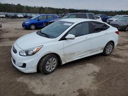 Salvage cars for sale at Harleyville, SC auction: 2015 Hyundai Accent GLS