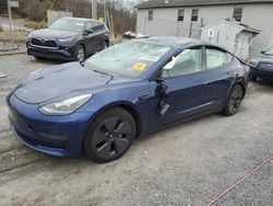 Salvage cars for sale at York Haven, PA auction: 2021 Tesla Model 3