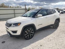 Salvage cars for sale at New Braunfels, TX auction: 2018 Jeep Compass Limited