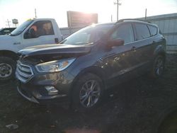 Salvage cars for sale from Copart Chicago Heights, IL: 2018 Ford Escape SEL