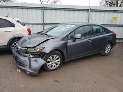 Honda Civic salvage cars for sale: 2012 Honda Civic LX