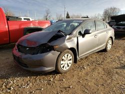 Honda salvage cars for sale: 2012 Honda Civic LX