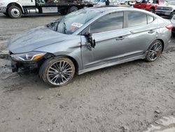 Salvage cars for sale at auction: 2018 Hyundai Elantra Sport