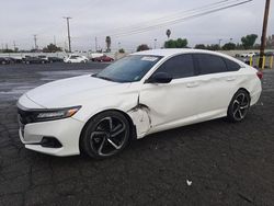 Honda salvage cars for sale: 2021 Honda Accord Sport