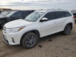 Salvage cars for sale at Kansas City, KS auction: 2019 Toyota Highlander SE