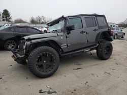 Jeep salvage cars for sale: 2017 Jeep Wrangler Unlimited Sport