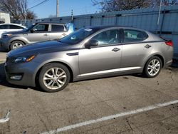 Salvage cars for sale from Copart Moraine, OH: 2013 KIA Optima EX