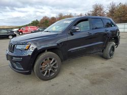 Salvage cars for sale at Brookhaven, NY auction: 2018 Jeep Grand Cherokee Overland