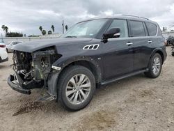 Salvage cars for sale from Copart Mercedes, TX: 2017 Infiniti QX80 Base