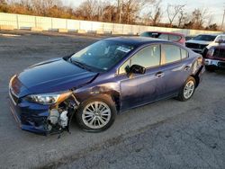 Salvage cars for sale from Copart Bridgeton, MO: 2018 Subaru Impreza Premium Plus
