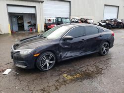 Salvage cars for sale at Woodburn, OR auction: 2016 Honda Civic LX