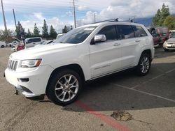 Salvage cars for sale from Copart Rancho Cucamonga, CA: 2014 Jeep Grand Cherokee Summit