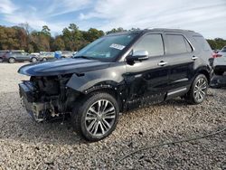 Salvage cars for sale from Copart Houston, TX: 2018 Ford Explorer Platinum