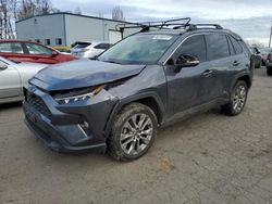 Toyota Rav4 salvage cars for sale: 2021 Toyota Rav4 XLE Premium