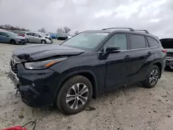 Salvage cars for sale at West Warren, MA auction: 2022 Toyota Highlander XLE