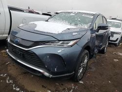 Salvage cars for sale at Brighton, CO auction: 2021 Toyota Venza LE