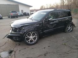 Salvage cars for sale at East Granby, CT auction: 2021 Jeep Grand Cherokee Overland