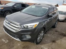 Salvage cars for sale at North Las Vegas, NV auction: 2017 Ford Escape SE