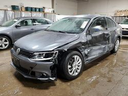 Salvage cars for sale at Elgin, IL auction: 2012 Volkswagen Jetta Base