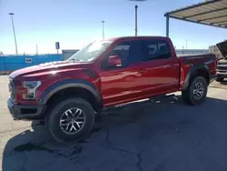 Ford salvage cars for sale: 2018 Ford F150 Raptor