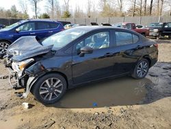 Salvage cars for sale at Waldorf, MD auction: 2021 Nissan Versa SV