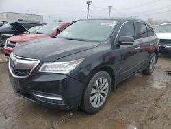 Salvage cars for sale at Chicago Heights, IL auction: 2015 Acura MDX Technology