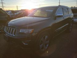 Salvage cars for sale at Elgin, IL auction: 2015 Jeep Grand Cherokee Overland