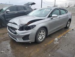 Salvage cars for sale at Chicago Heights, IL auction: 2020 Ford Fusion SEL