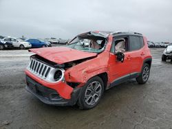 Salvage cars for sale at Martinez, CA auction: 2016 Jeep Renegade Limited