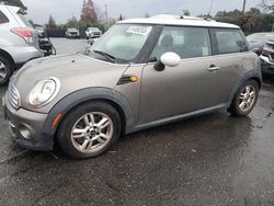 Salvage cars for sale at San Martin, CA auction: 2011 Mini Cooper