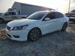 Salvage cars for sale from Copart Tifton, GA: 2015 Honda Accord Sport