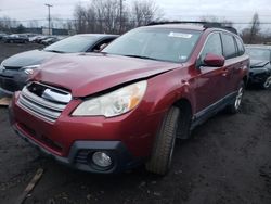 Salvage cars for sale from Copart New Britain, CT: 2013 Subaru Outback 2.5I Limited