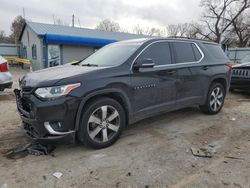 Salvage cars for sale at Wichita, KS auction: 2019 Chevrolet Traverse LT