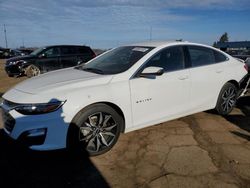 Carros dañados por inundaciones a la venta en subasta: 2020 Chevrolet Malibu RS