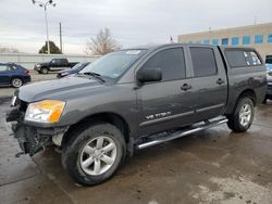 Salvage cars for sale from Copart Wilmer, TX: 2012 Nissan Titan S